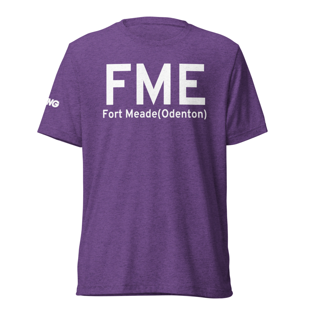 Fort Meade(Odenton) (KFME) Airport Tri-blend T-Shirt 