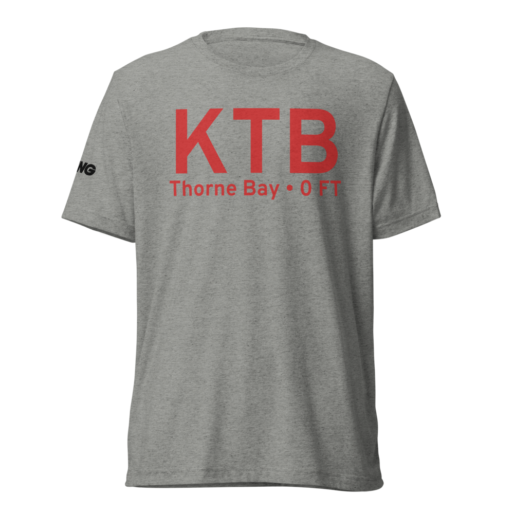 Thorne Bay (KTB) Airport Tri-blend T-Shirt 
