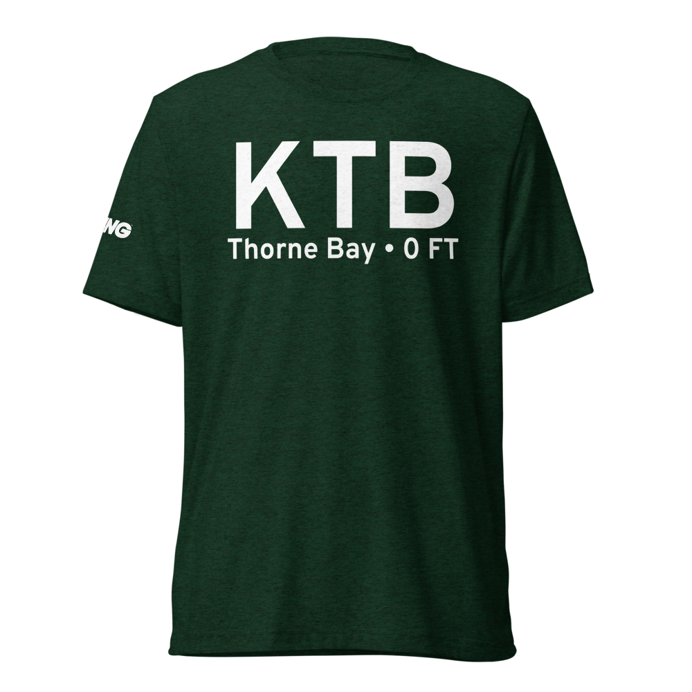 Thorne Bay (KTB) Airport Tri-blend T-Shirt 