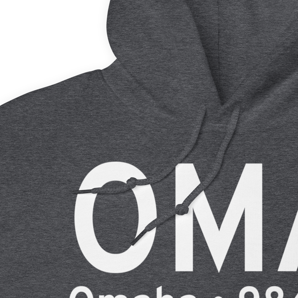 Omaha (KOMA) Airport Hoodie Sweatshirt 