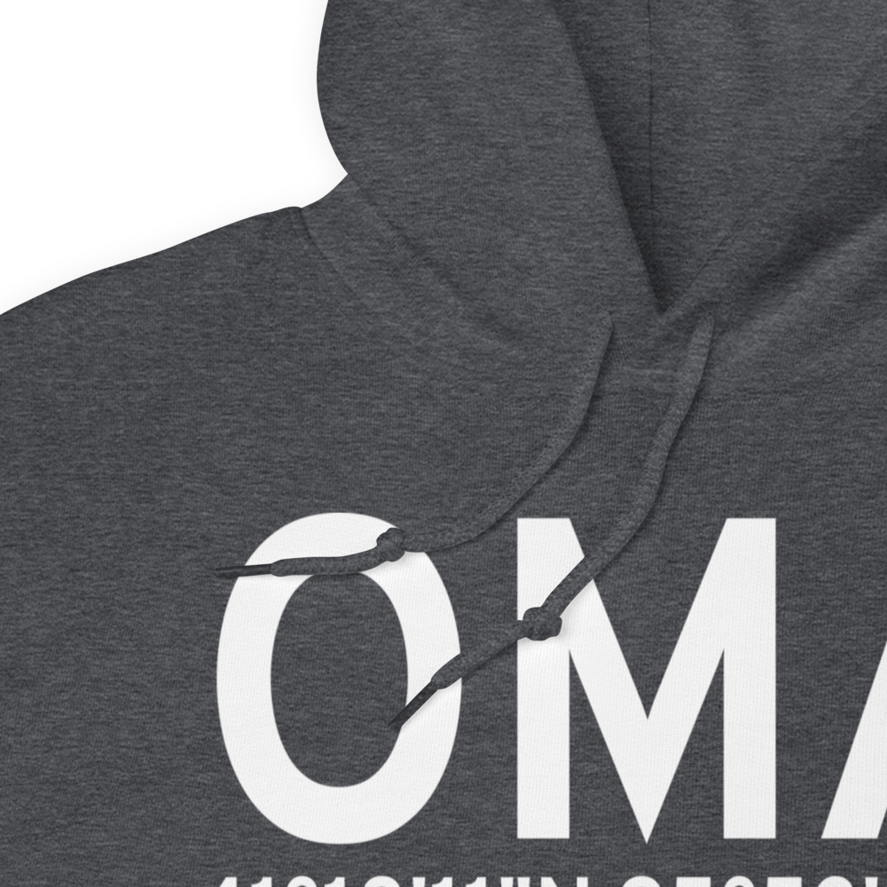 Omaha (KOMA) Airport Hoodie Sweatshirt 