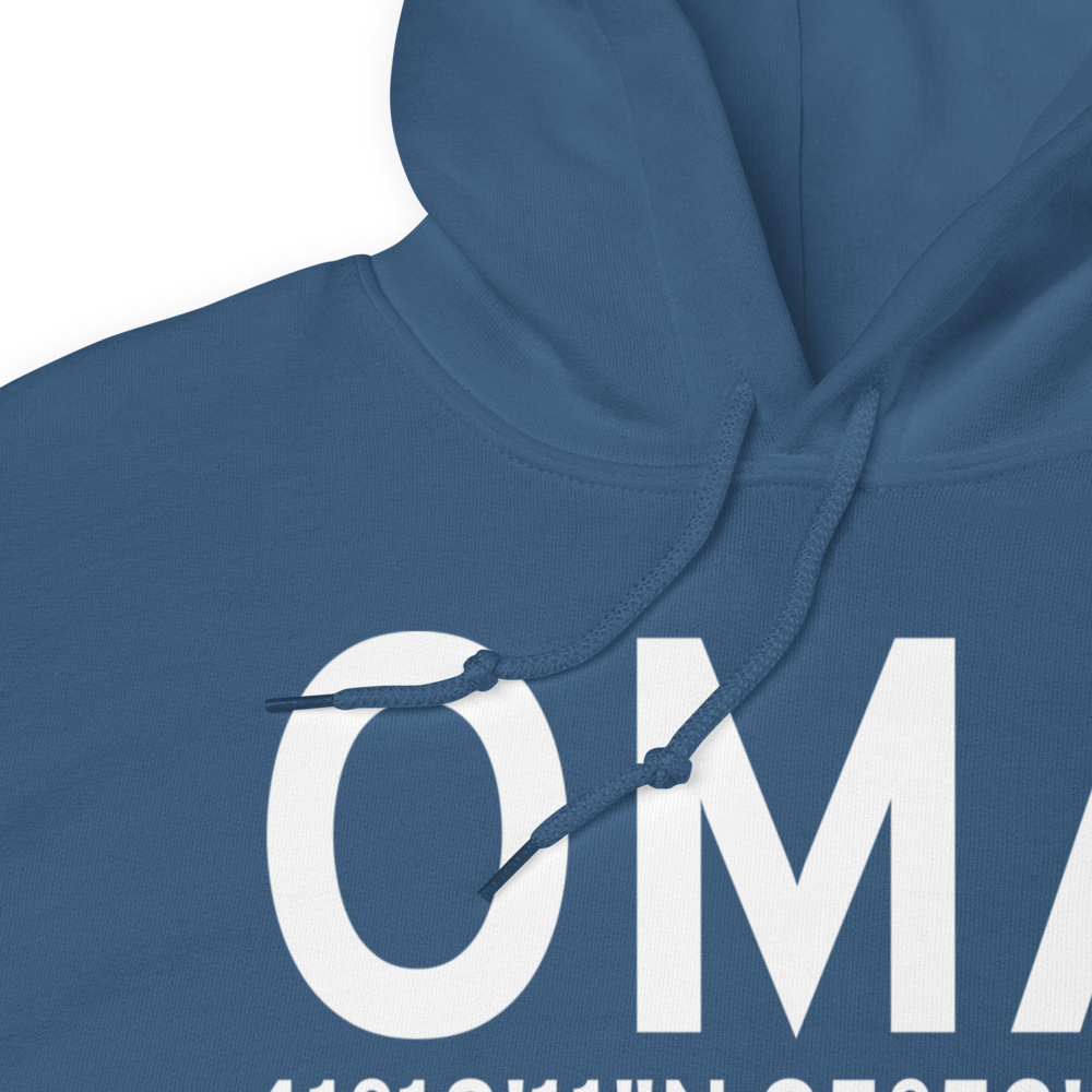 Omaha (KOMA) Airport Hoodie Sweatshirt 
