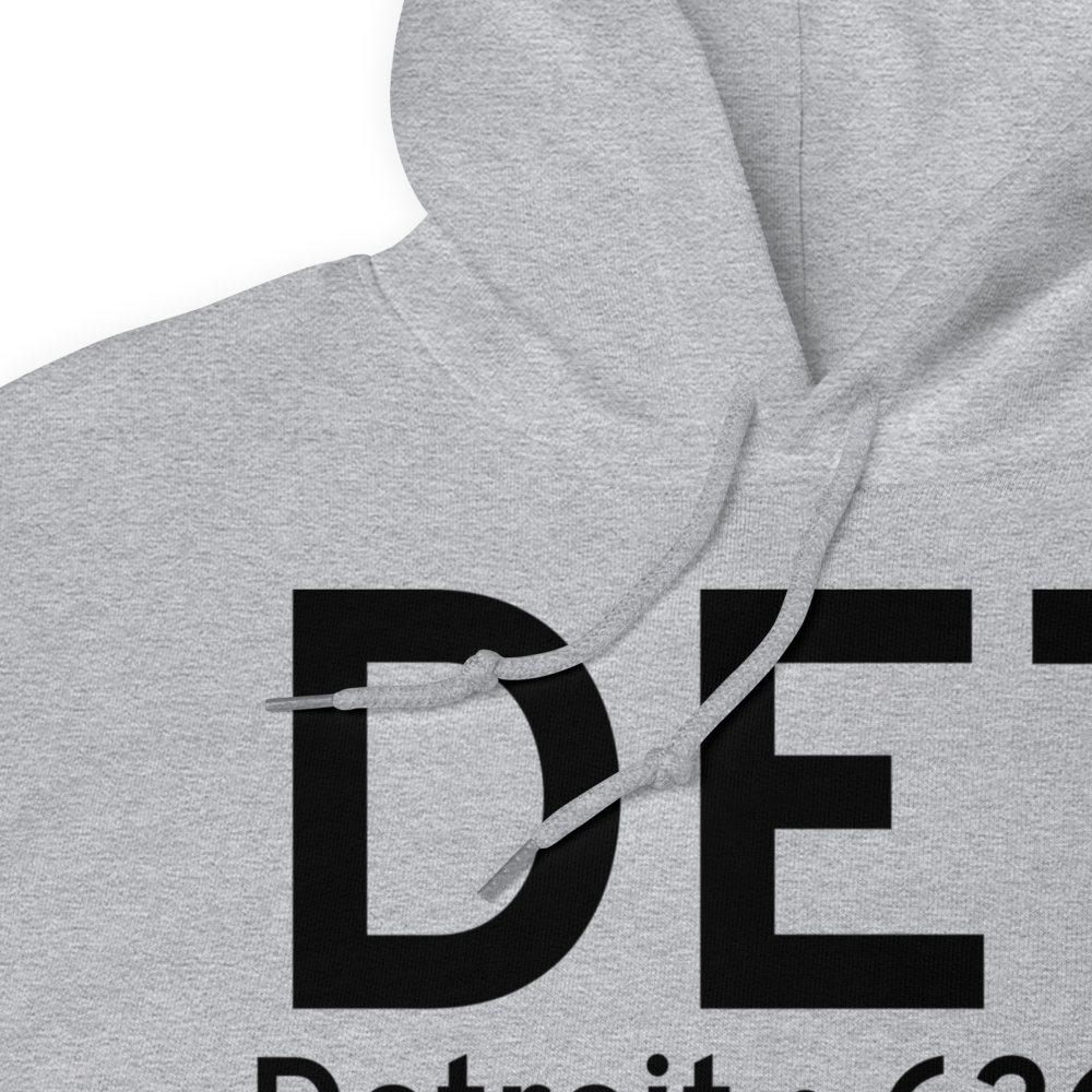 Detroit (KDET) Airport Hoodie Sweatshirt 