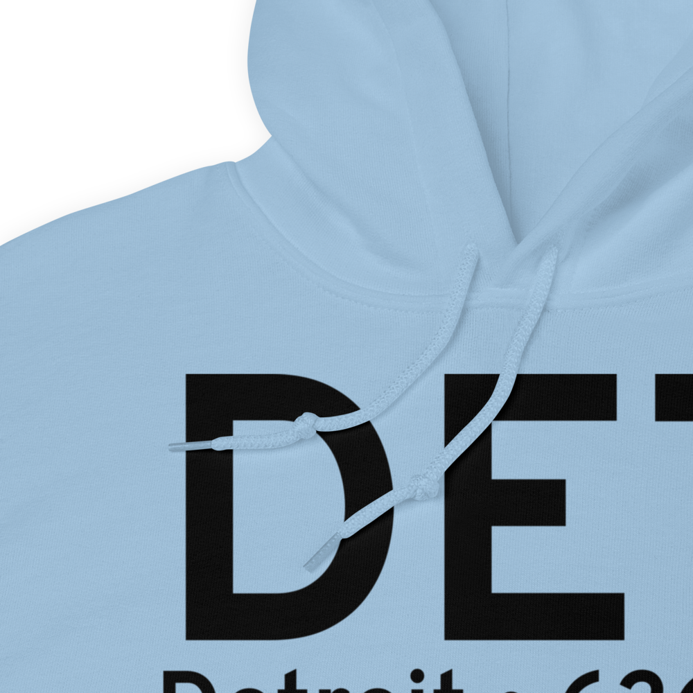 Detroit (KDET) Airport Hoodie Sweatshirt 