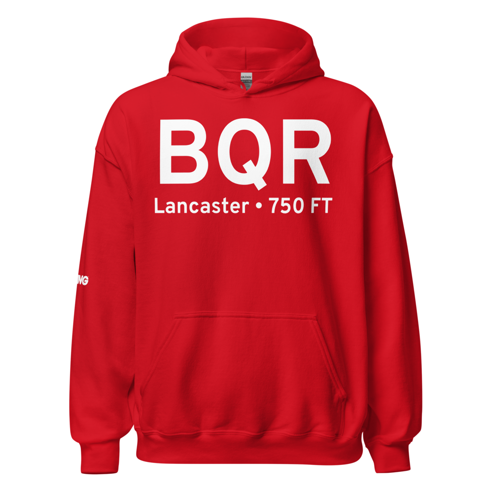 Lancaster (KBQR) Airport Hoodie Sweatshirt 