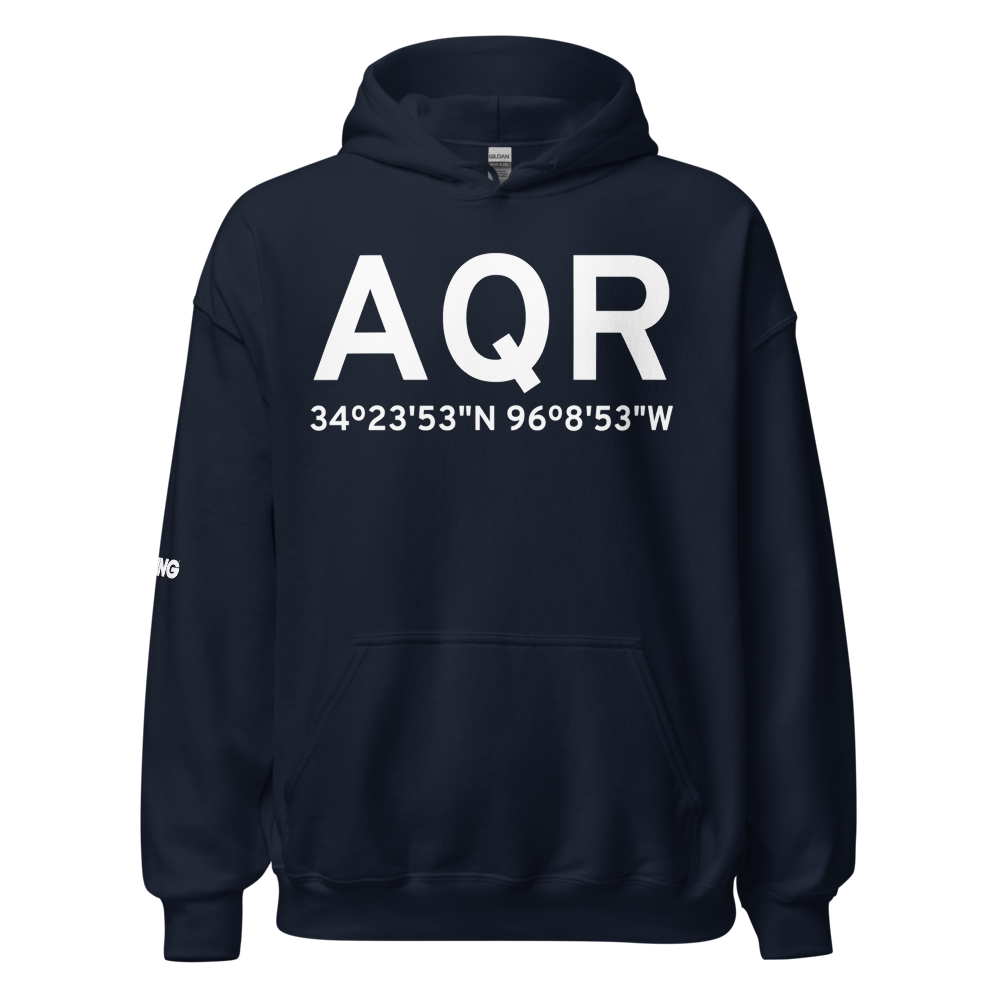 Atoka (KAQR) Airport Hoodie Sweatshirt 
