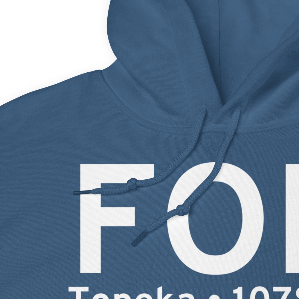 Topeka (KFOE) Airport Hoodie Sweatshirt 