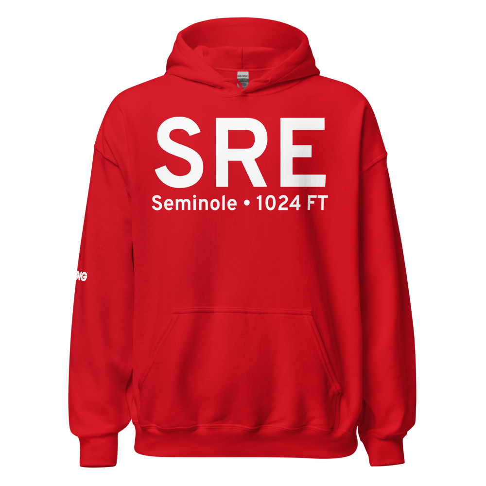 Seminole (KSRE) Airport Hoodie Sweatshirt 
