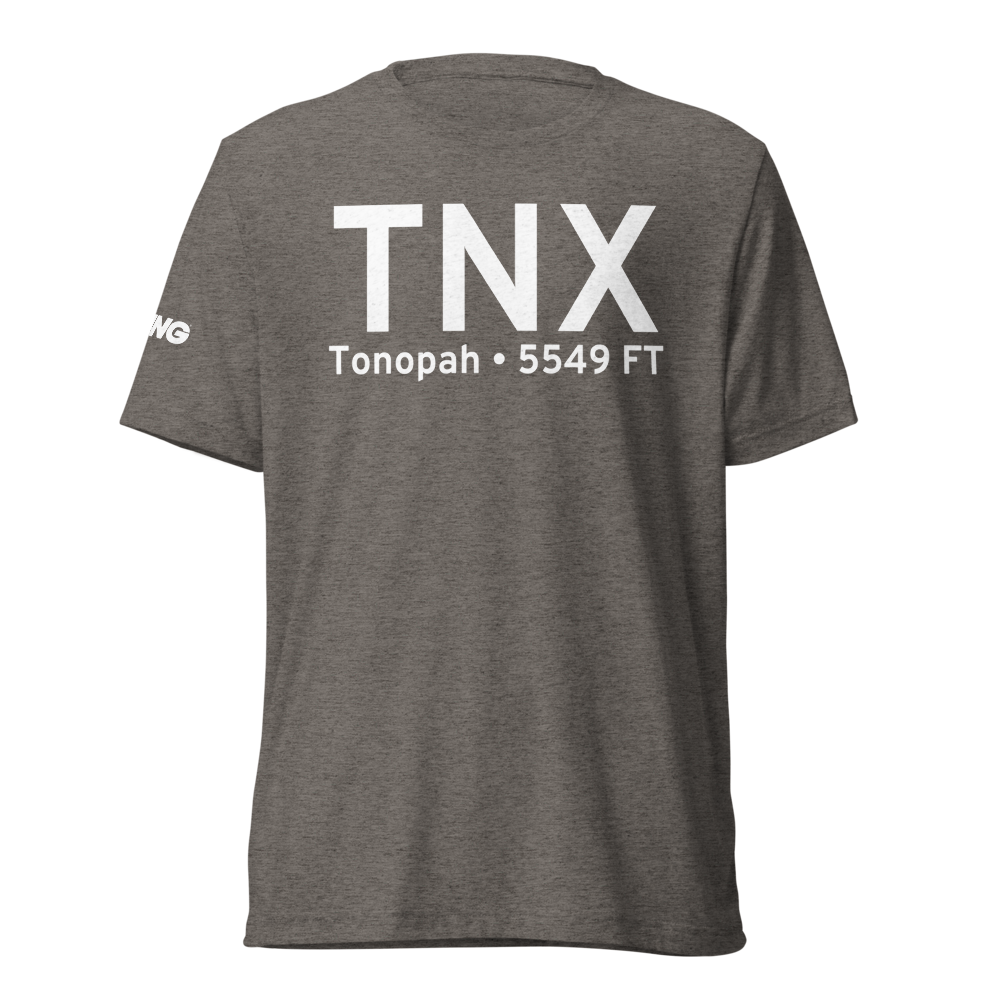 Tonopah (KTNX) Airport Tri-blend T-Shirt 