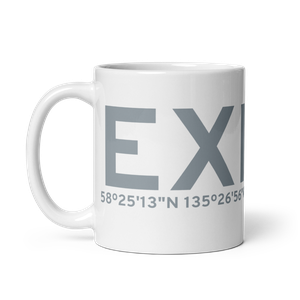 Excursion Inlet (EXI) Airport Mug