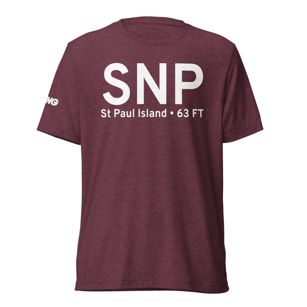 St Paul Island (PASN) Airport Tri-blend T-Shirt 