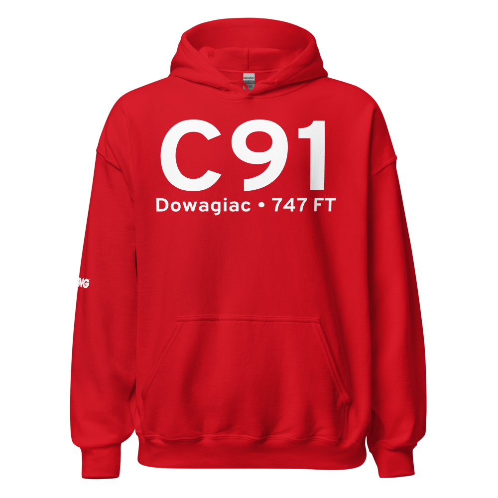 Dowagiac (KC91) Airport Hoodie Sweatshirt 