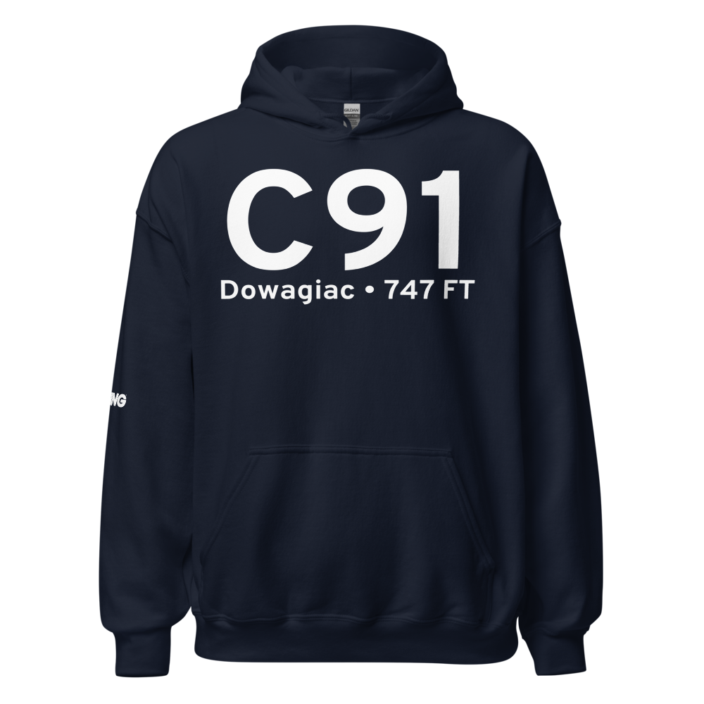 Dowagiac (KC91) Airport Hoodie Sweatshirt 