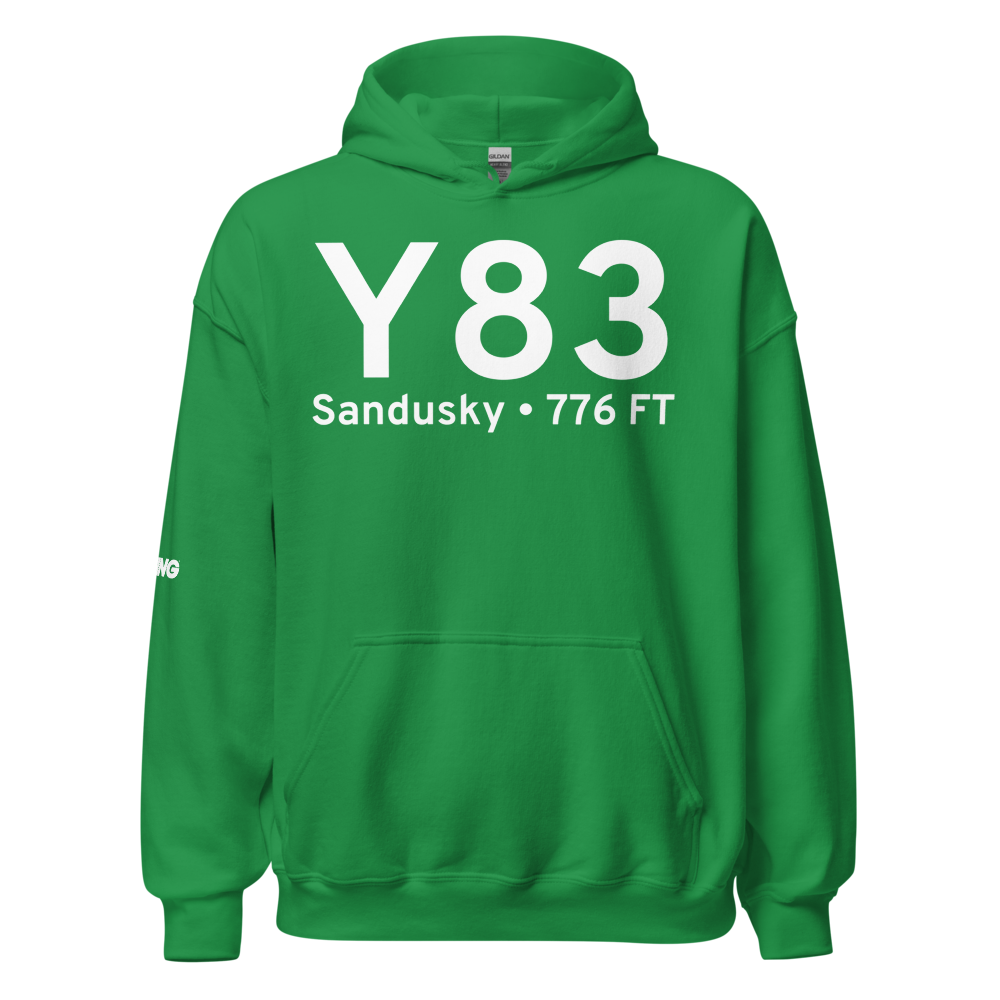 Sandusky (KY83) Airport Hoodie Sweatshirt 