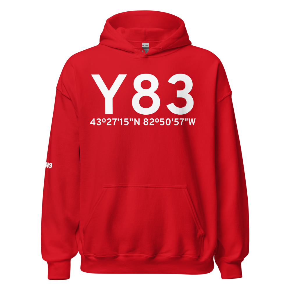 Sandusky (KY83) Airport Hoodie Sweatshirt 