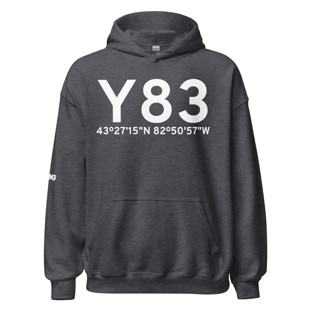 Sandusky (KY83) Airport Hoodie Sweatshirt 