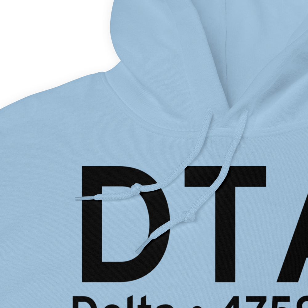 Delta (KDTA) Airport Hoodie Sweatshirt 
