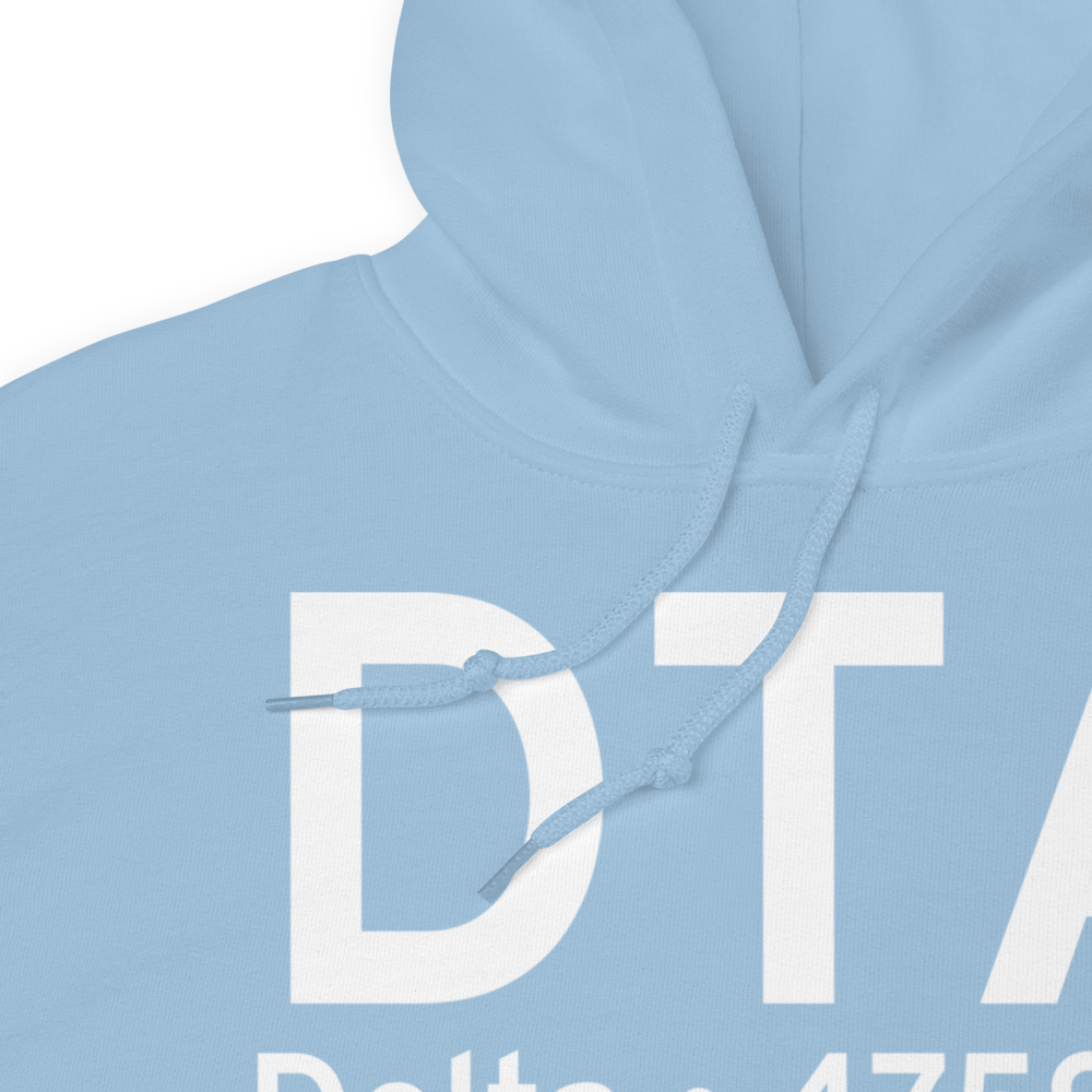 Delta (KDTA) Airport Hoodie Sweatshirt 