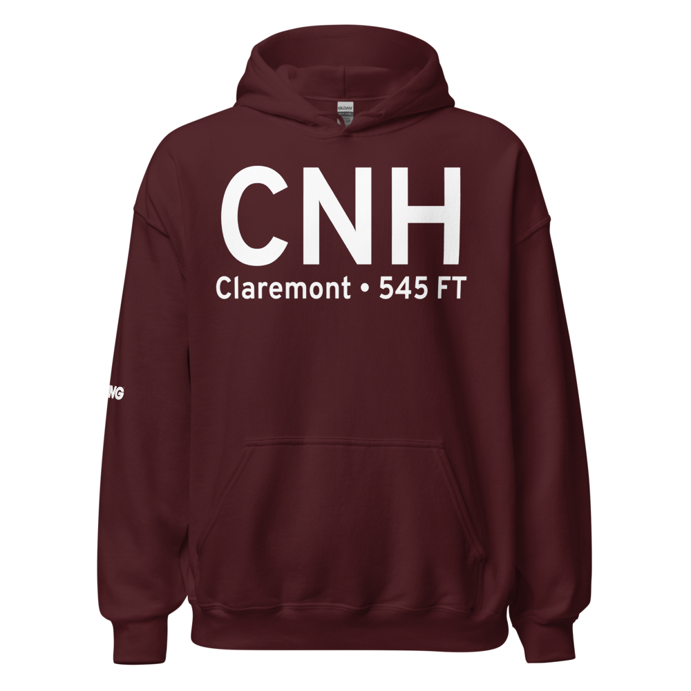 Claremont (KCNH) Airport Hoodie Sweatshirt 