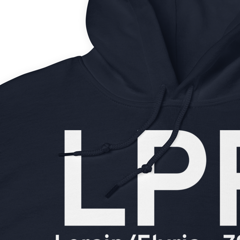 Lorain/Elyria (KLPR) Airport Hoodie Sweatshirt 
