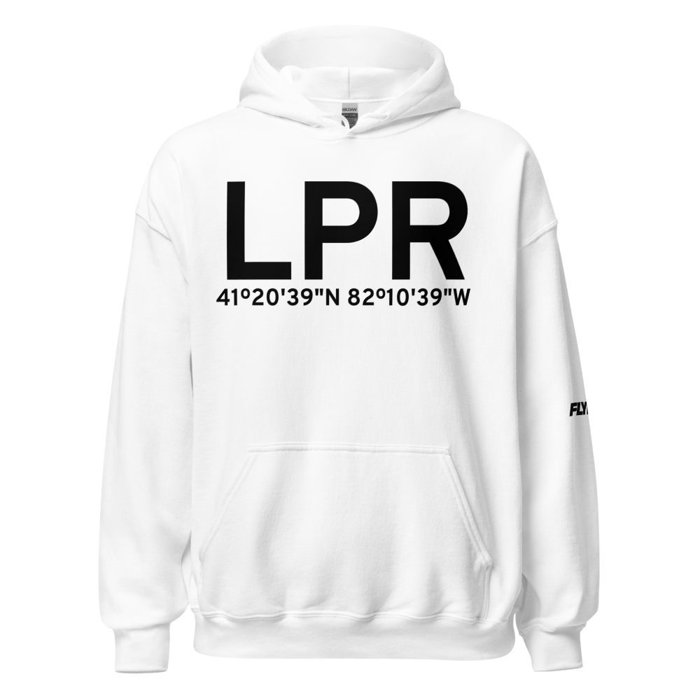 Lorain/Elyria (KLPR) Airport Hoodie Sweatshirt 