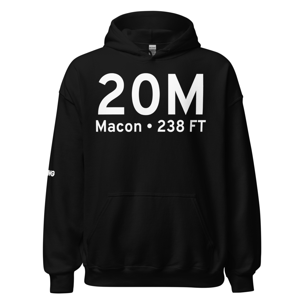 Macon (K20M) Airport Hoodie Sweatshirt 
