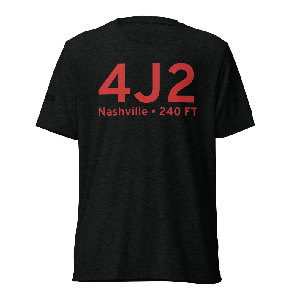 Nashville (K4J2) Airport Tri-blend T-Shirt 