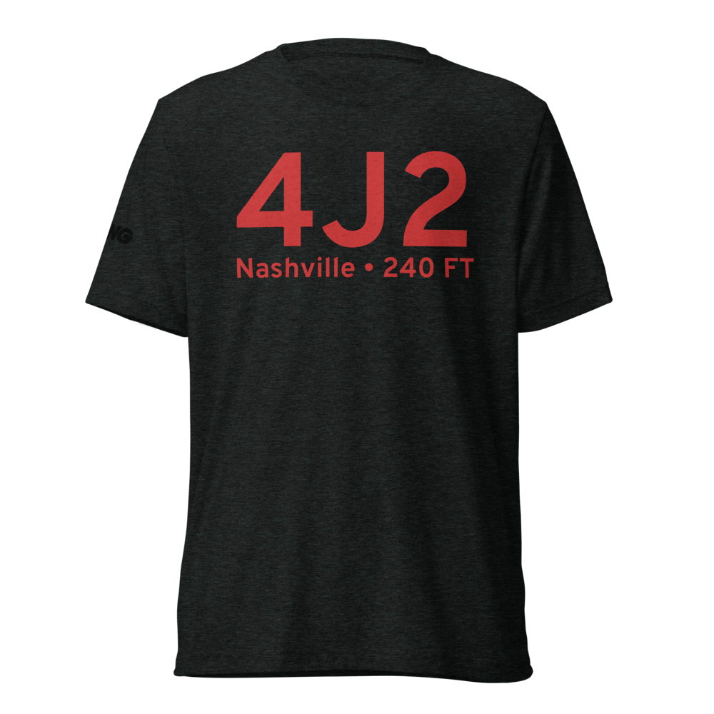 Nashville (K4J2) Airport Tri-blend T-Shirt 
