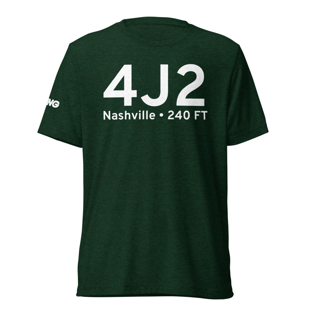 Nashville (K4J2) Airport Tri-blend T-Shirt 
