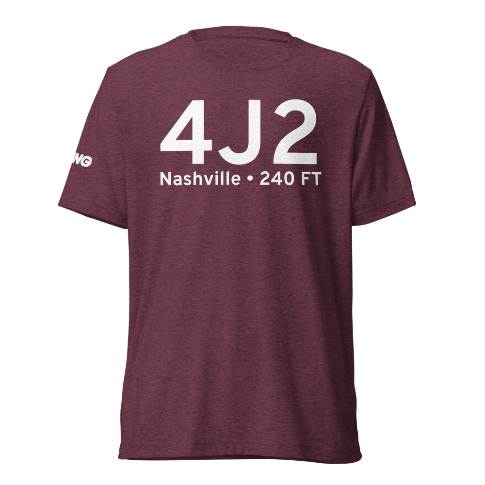 Nashville (K4J2) Airport Tri-blend T-Shirt 