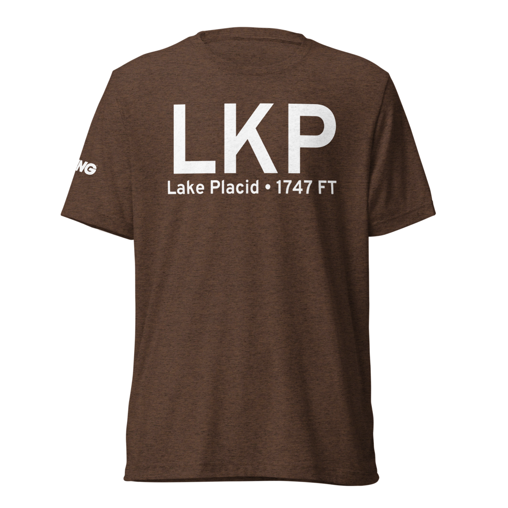 Lake Placid (KLKP) Airport Tri-blend T-Shirt 