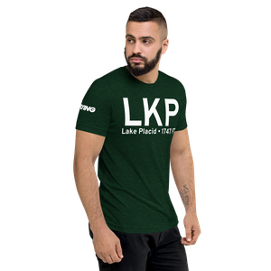 Lake Placid (KLKP) Airport Tri-blend T-Shirt