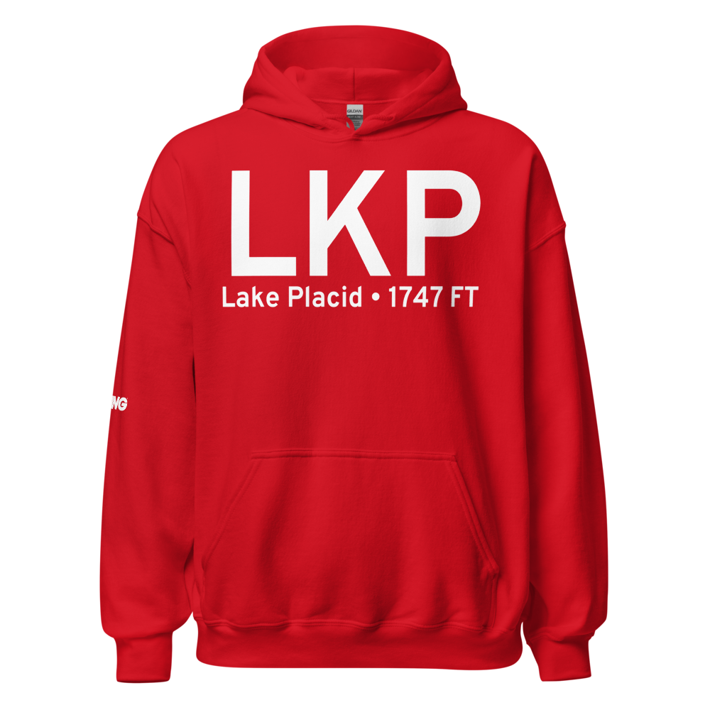 Lake Placid (KLKP) Airport Hoodie Sweatshirt 