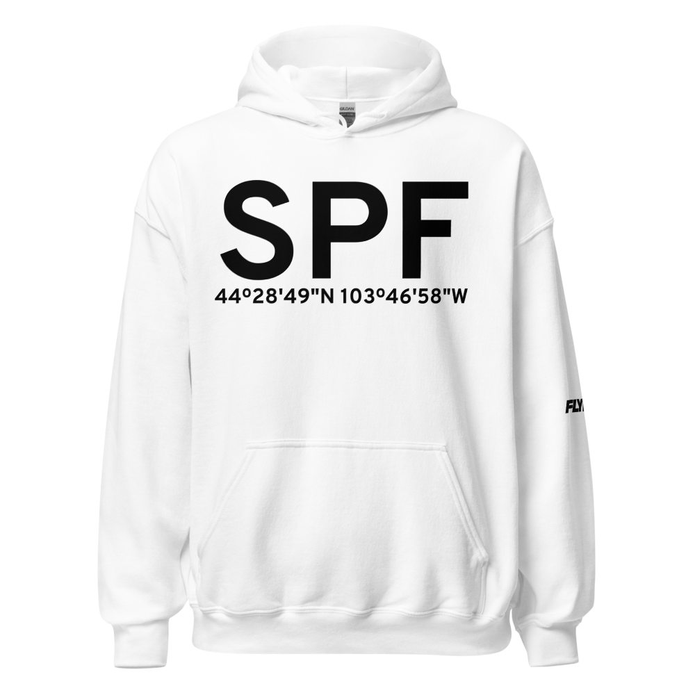 Spearfish (KSPF) Airport Hoodie Sweatshirt 
