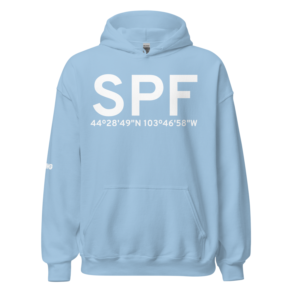 Spearfish (KSPF) Airport Hoodie Sweatshirt 