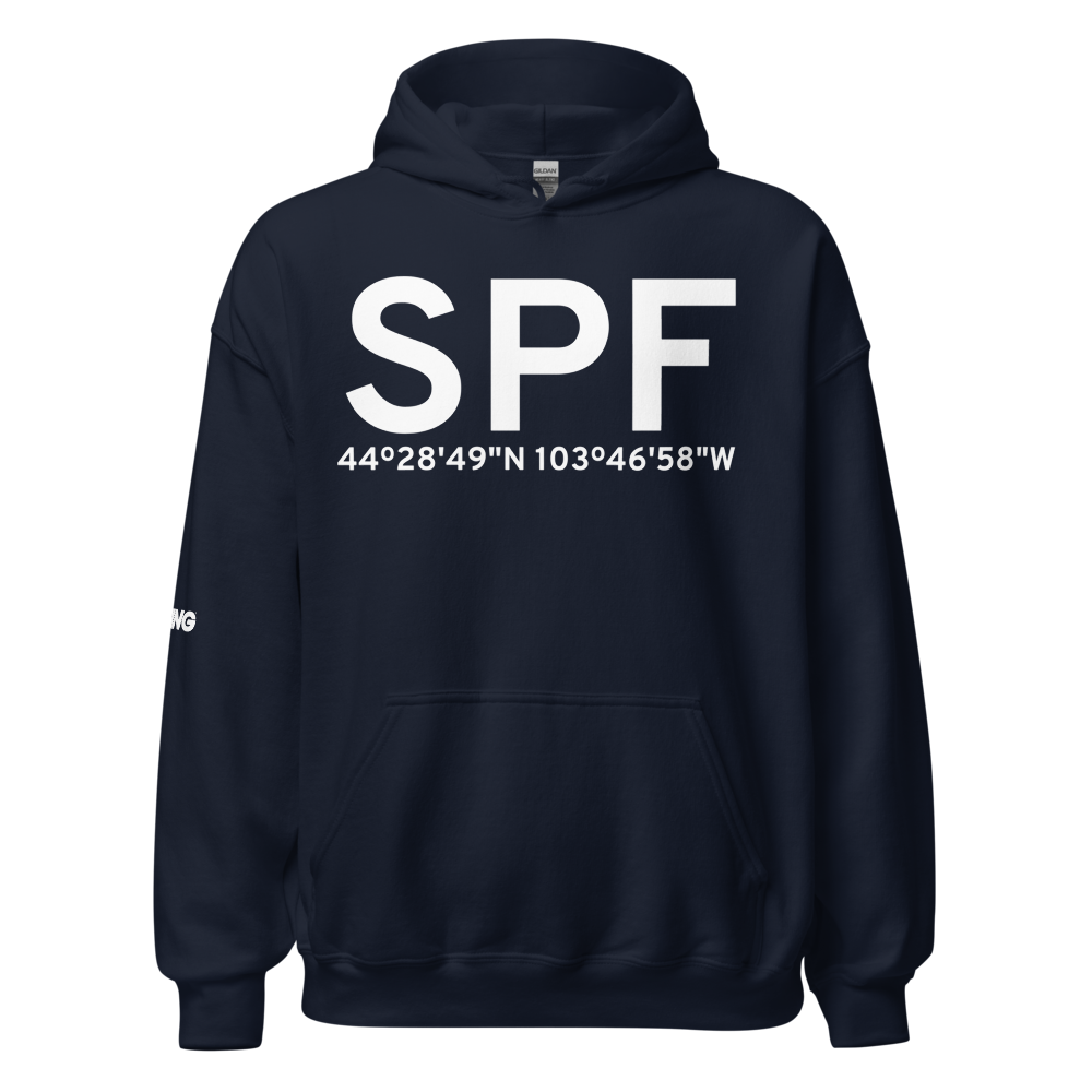 Spearfish (KSPF) Airport Hoodie Sweatshirt 