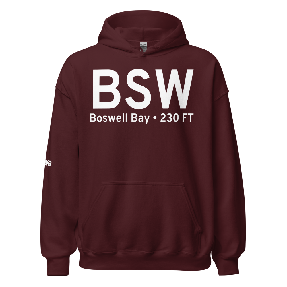 Boswell Bay (AK97) Airport Hoodie Sweatshirt 