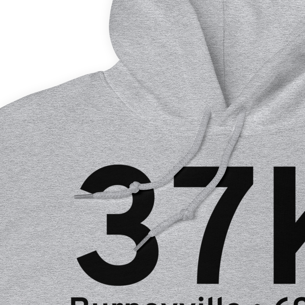 Burneyville (K37K) Airport Hoodie Sweatshirt 