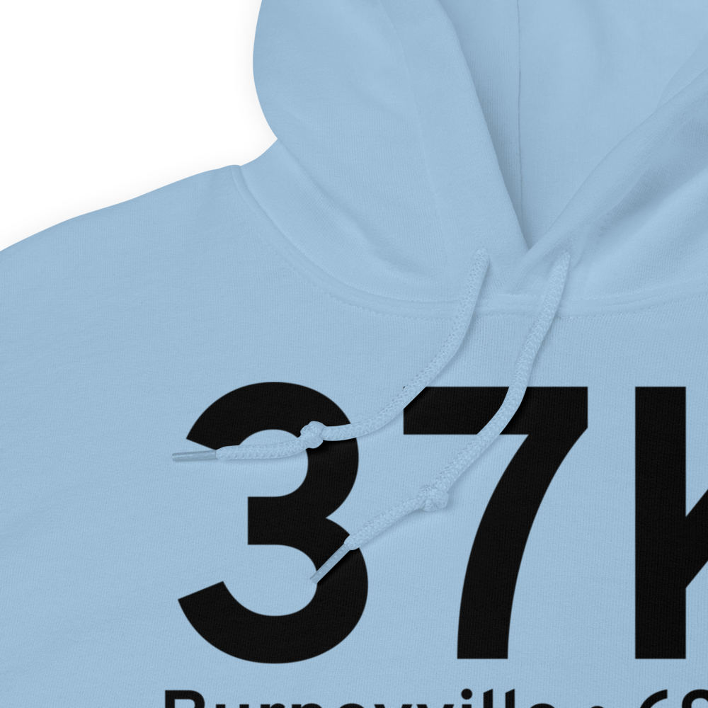 Burneyville (K37K) Airport Hoodie Sweatshirt 