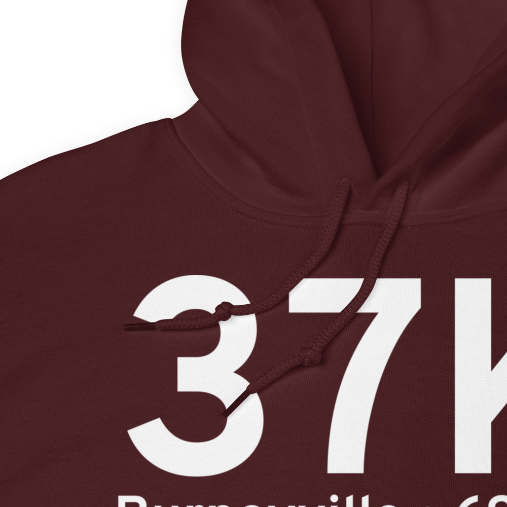 Burneyville (K37K) Airport Hoodie Sweatshirt 
