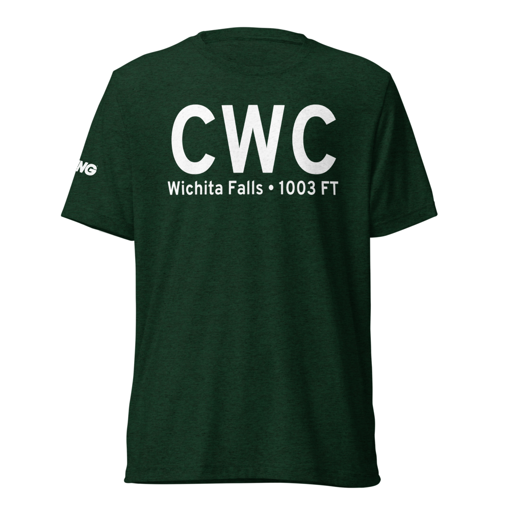 Wichita Falls (KCWC) Airport Tri-blend T-Shirt 