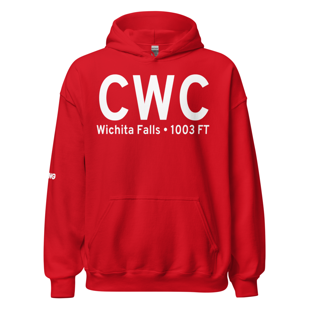 Wichita Falls (KCWC) Airport Hoodie Sweatshirt 