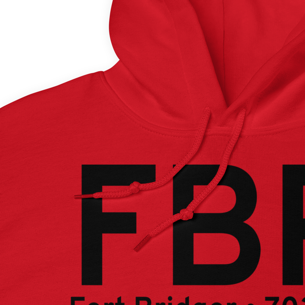 Fort Bridger (KFBR) Airport Hoodie Sweatshirt 