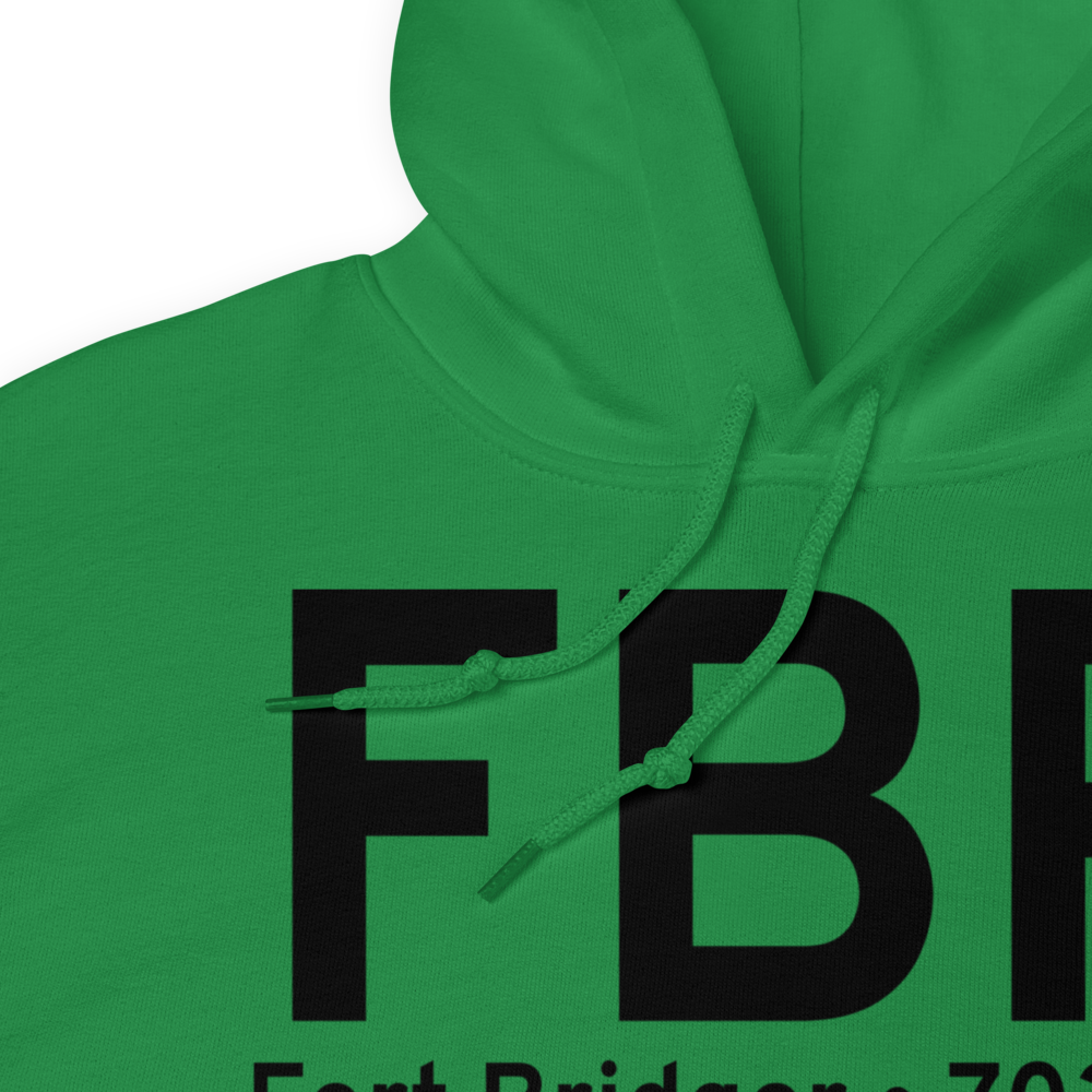 Fort Bridger (KFBR) Airport Hoodie Sweatshirt 