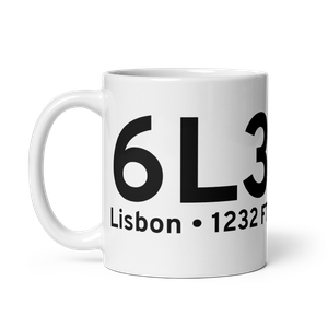 Lisbon (K6L3) Airport Mug