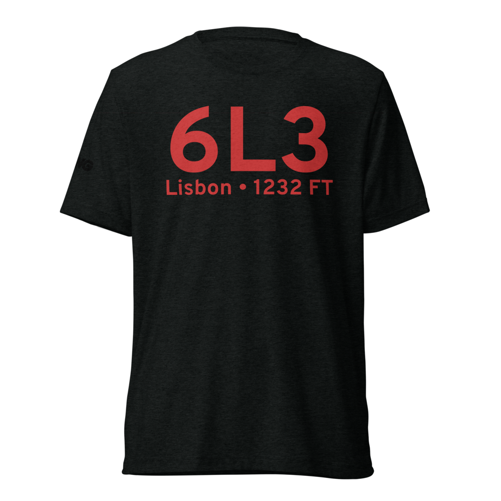Lisbon (K6L3) Airport Tri-blend T-Shirt 