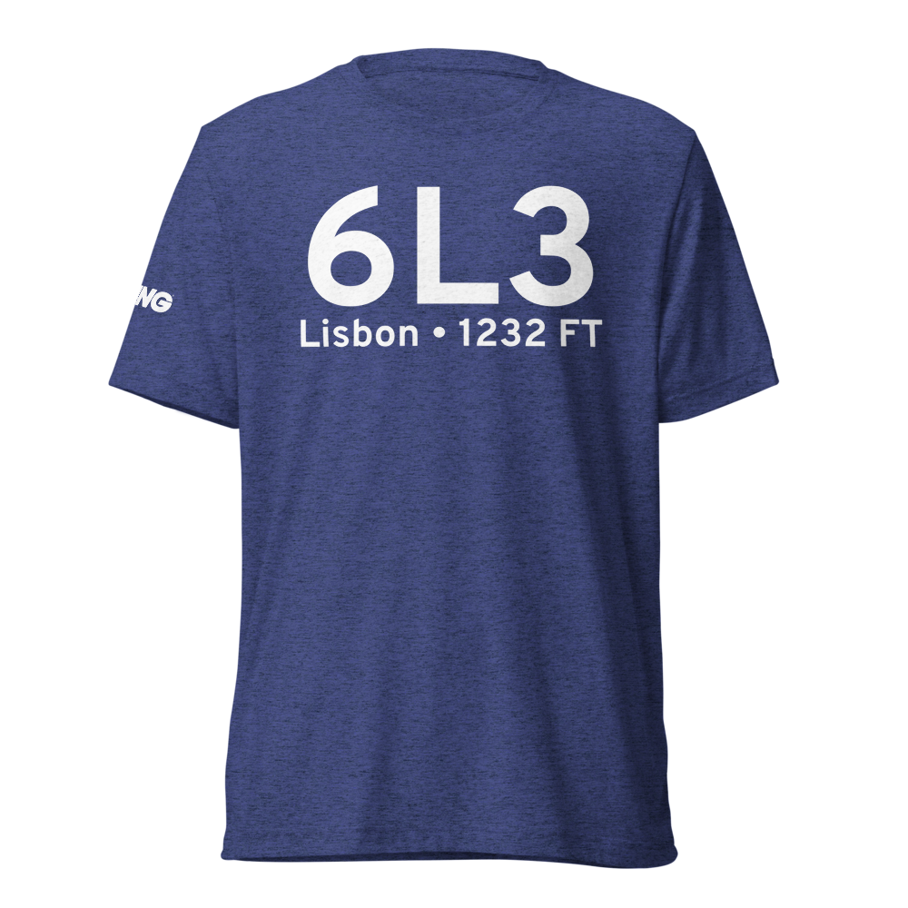 Lisbon (K6L3) Airport Tri-blend T-Shirt 