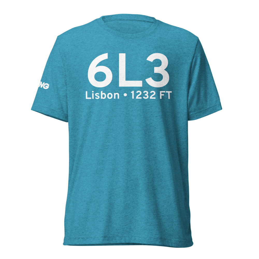 Lisbon (K6L3) Airport Tri-blend T-Shirt 
