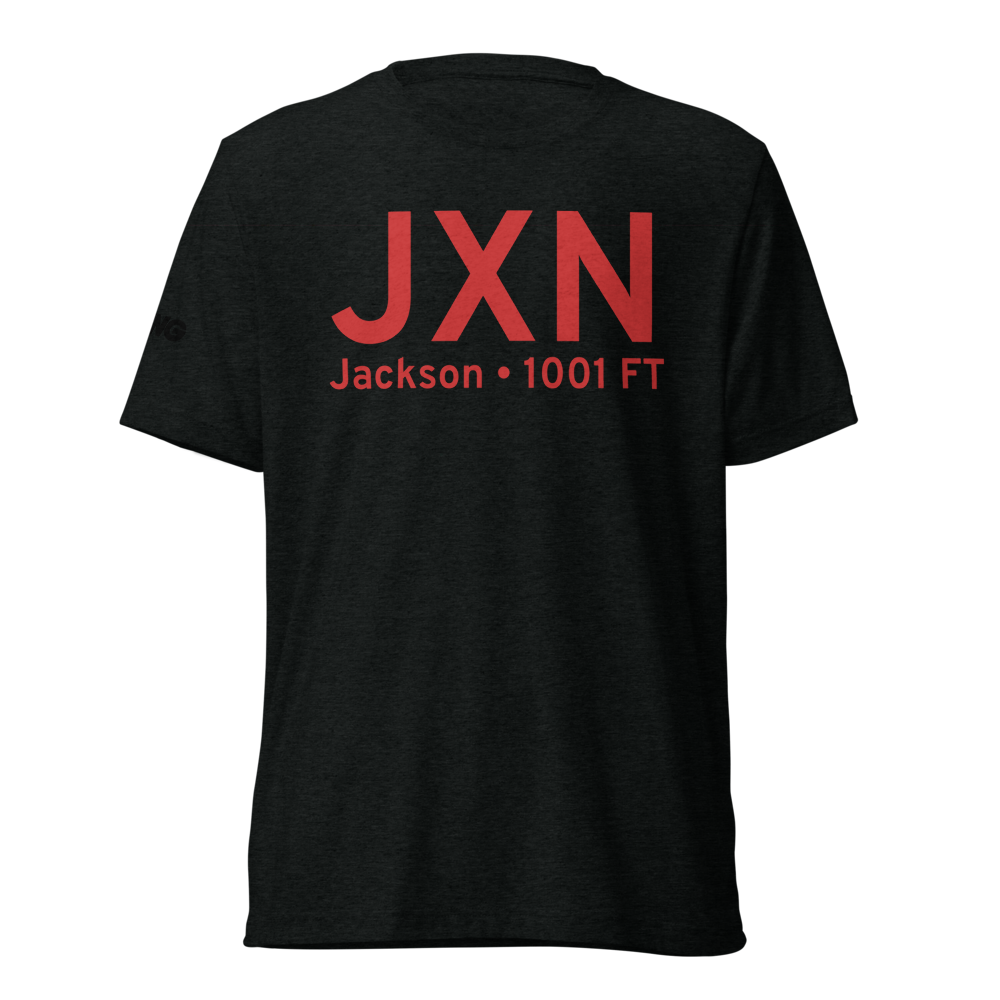 Jackson (KJXN) Airport Tri-blend T-Shirt 