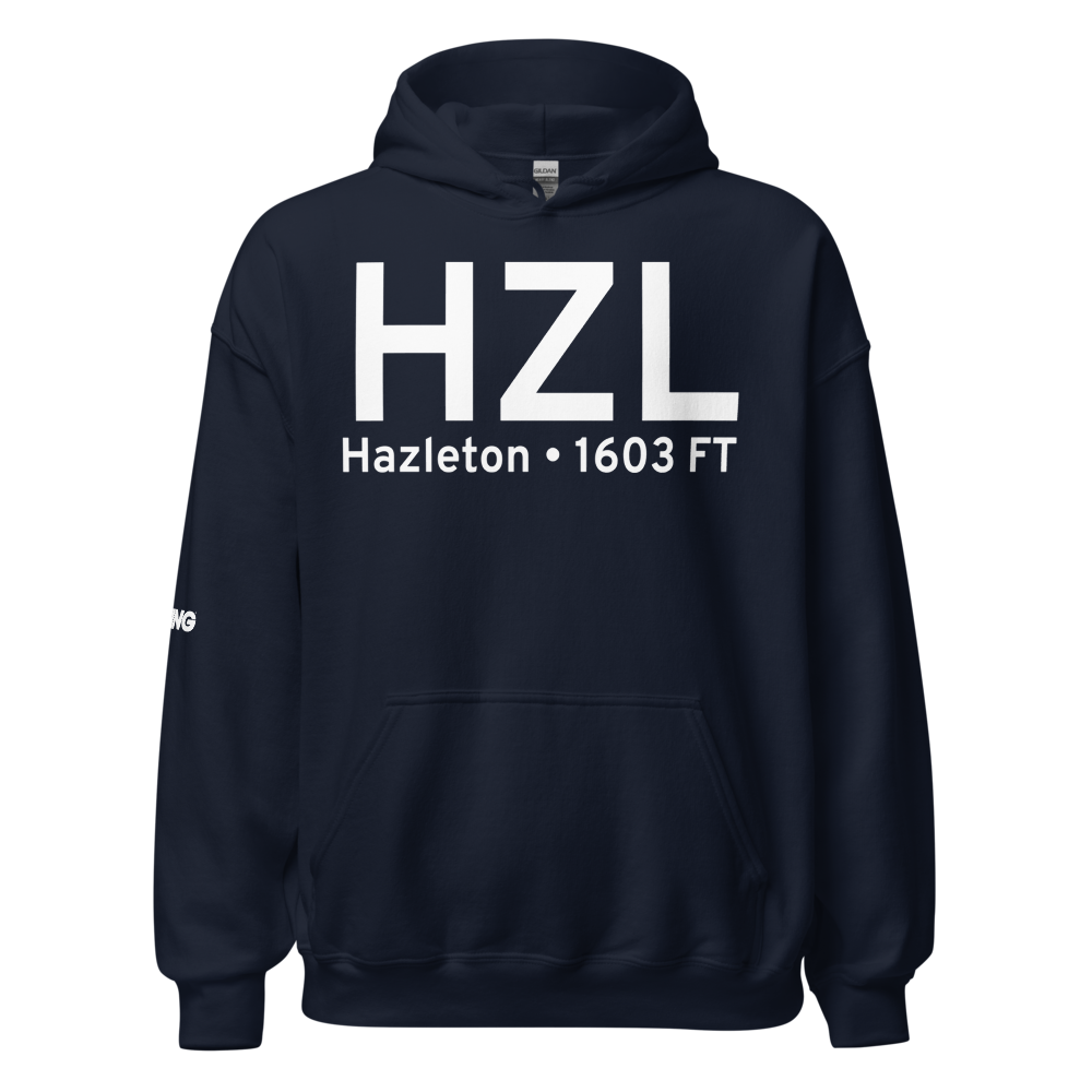 Hazleton (KHZL) Airport Hoodie Sweatshirt 